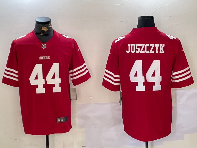Men San Francisco 49ers 44 Juszczyk red 2025 Nike Limited NFL Jersey